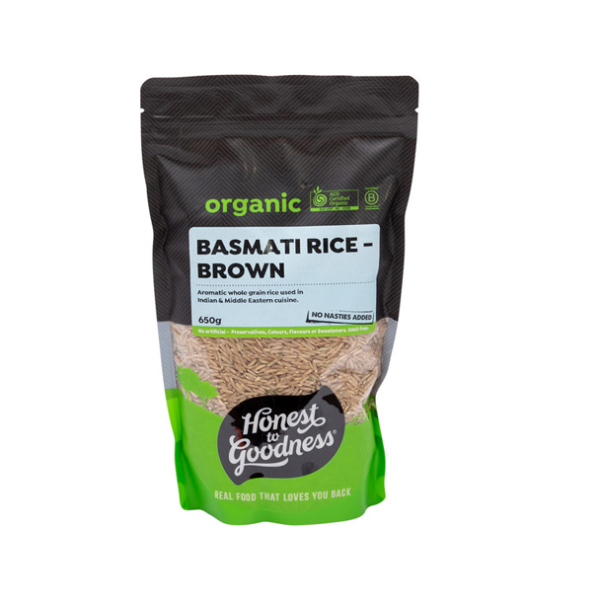 Organic Brown Basmati Rice