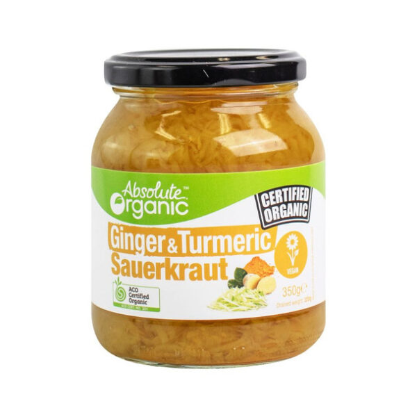 Organic Ginger & Turmeric Sauerkraut